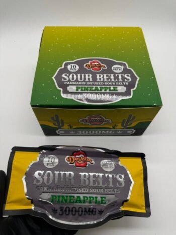 Devour Sour Belts 3000mg
